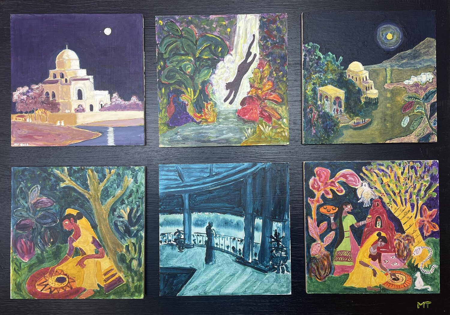 Glimpses of India Michel TESTARD Original painting for sale