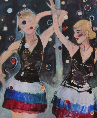 Tanzmädchen by Irene Schüller, Painting for Sale on Select
