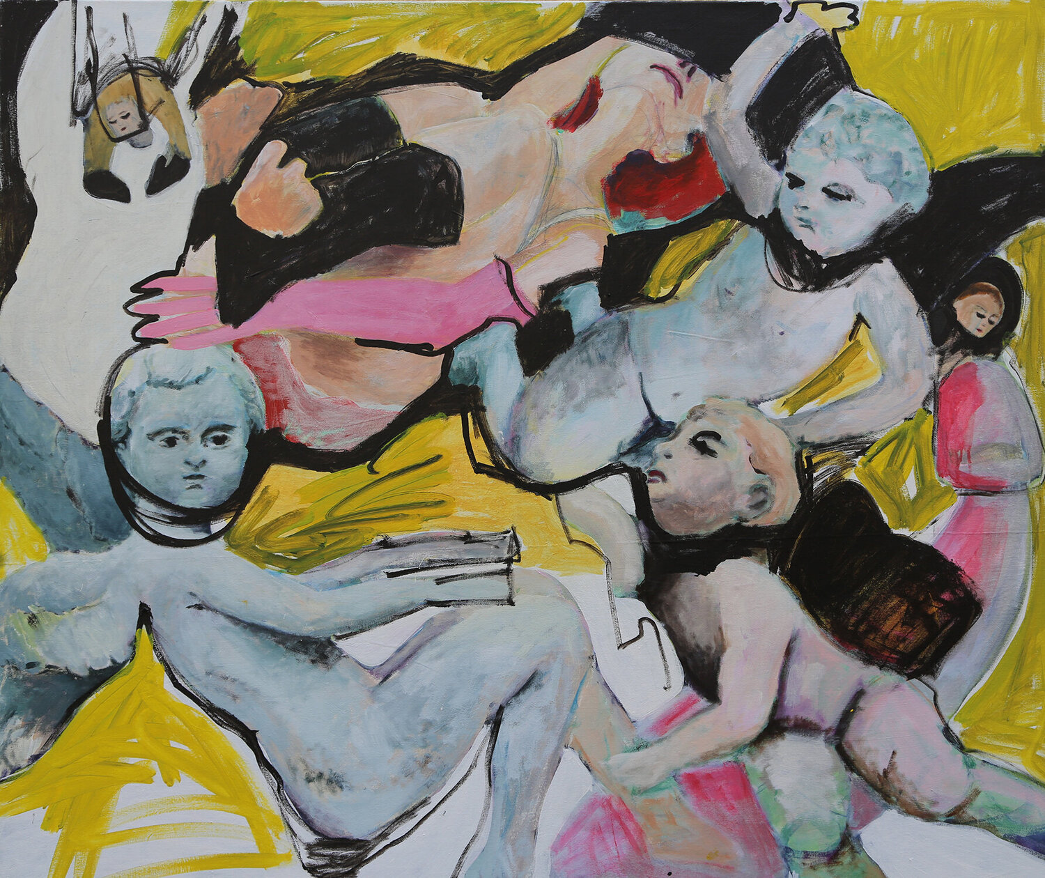Angels Irene Schüller Original painting for sale