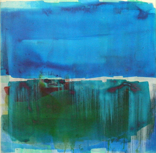 Blaues Licht by Anna Eibl-Eibesfeldt, Painting for Sale on Select