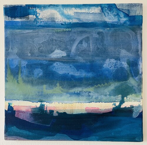 Rosa Horizont by Anna Eibl-Eibesfeldt, Painting for Sale on Select