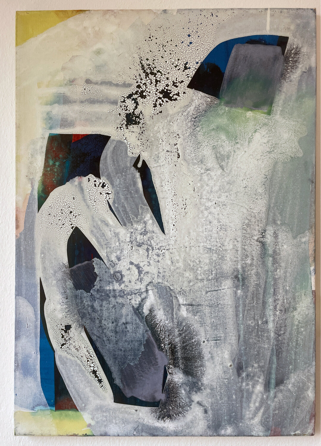Innenleben in Weiß Anna Eibl-Eibesfeldt Original painting for sale