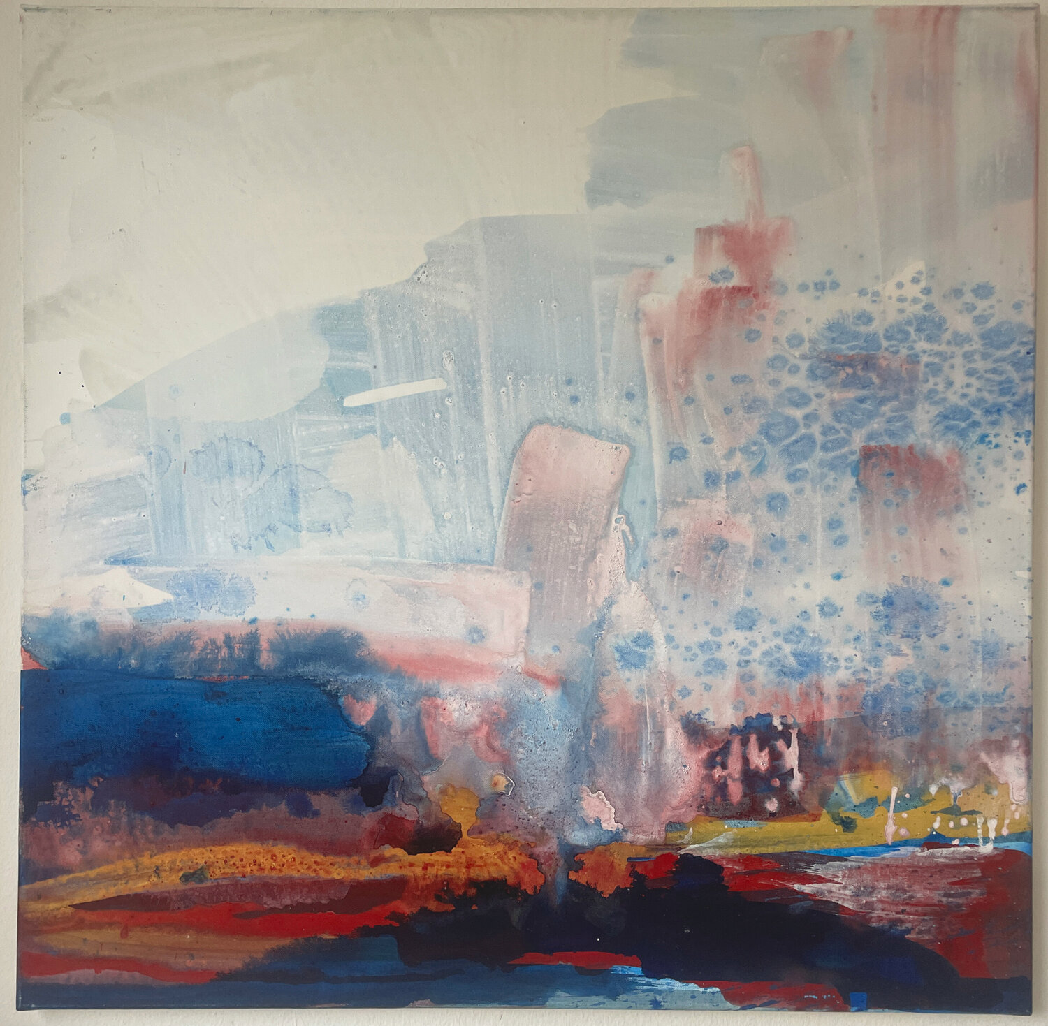 Unten am Fluss Anna Eibl-Eibesfeldt Original painting for sale