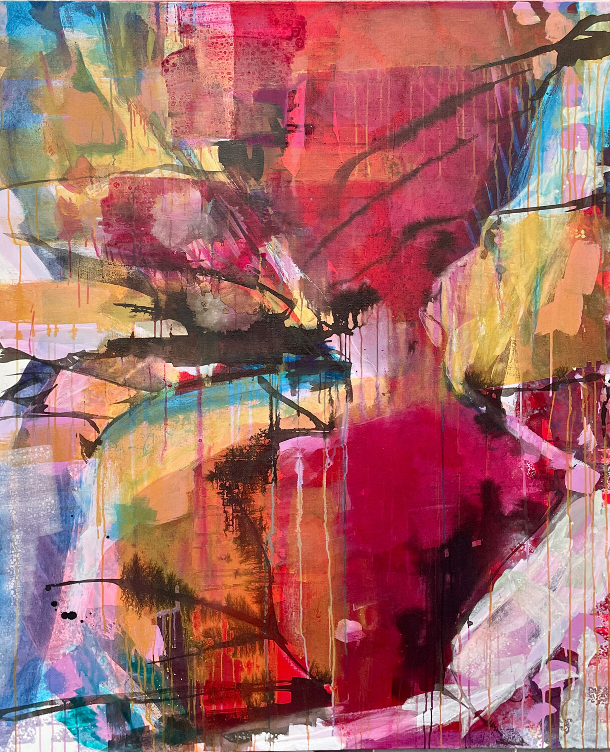 Perimenopause jetzt Anna Eibl-Eibesfeldt Original painting for sale
