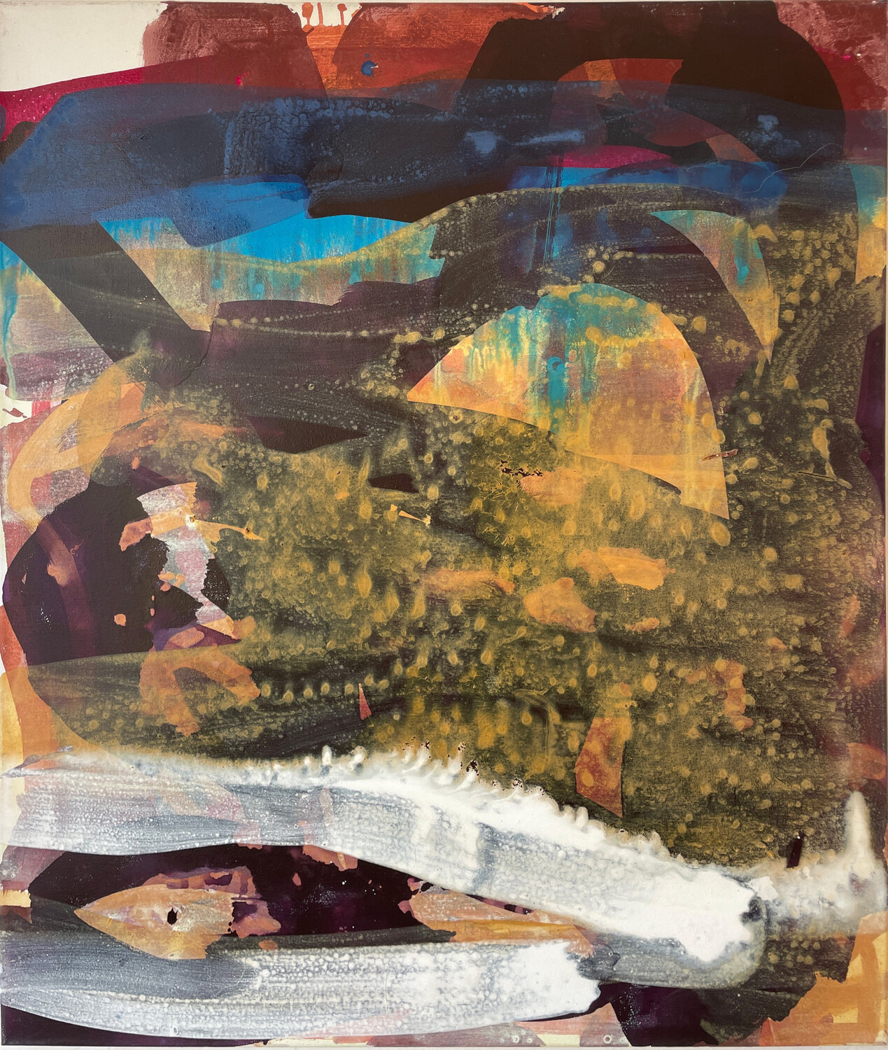 Fluss des Lebens Anna Eibl-Eibesfeldt Original painting for sale