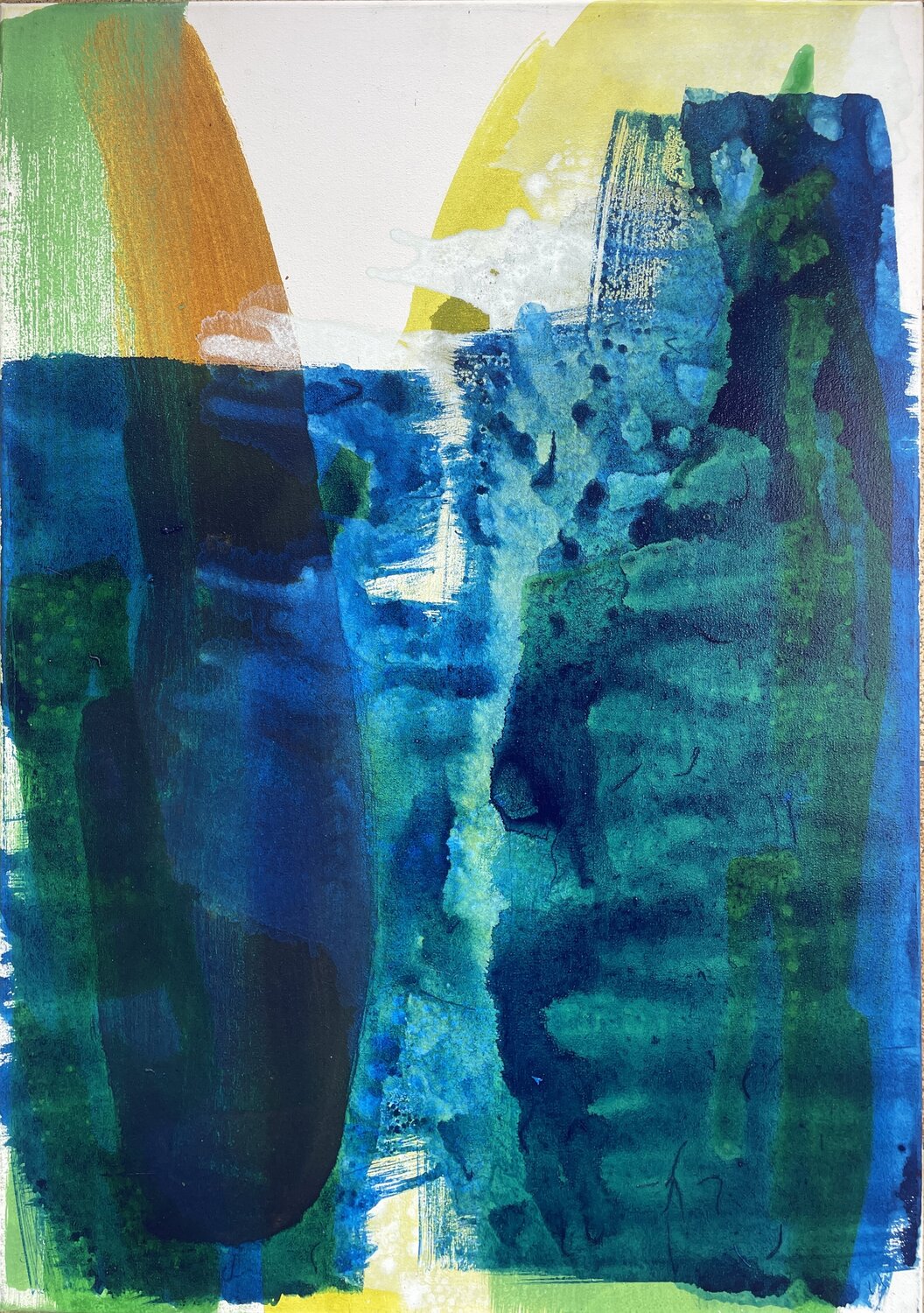 Summer Splash Anna Eibl-Eibesfeldt Original painting for sale
