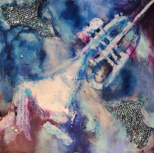 MILES by Maggie Romanovici, Painting for Sale on Select