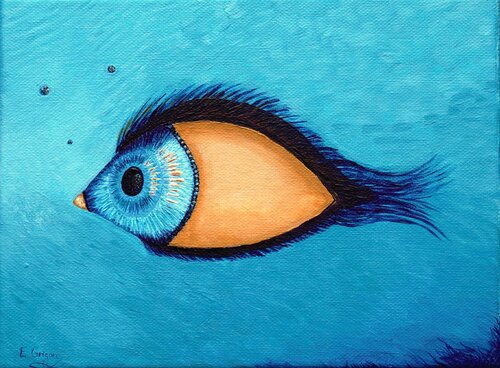 The Inner Eye by Elena Grigore, Painting for Sale on Select