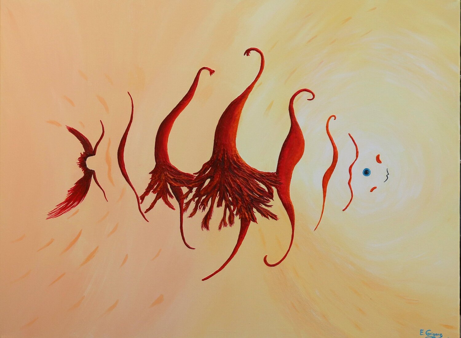 Wholeness Elena Grigore Original painting for sale