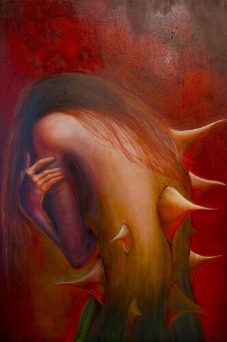 Noli Me Tangere by Marija Stefanovic, Painting for Sale on Select