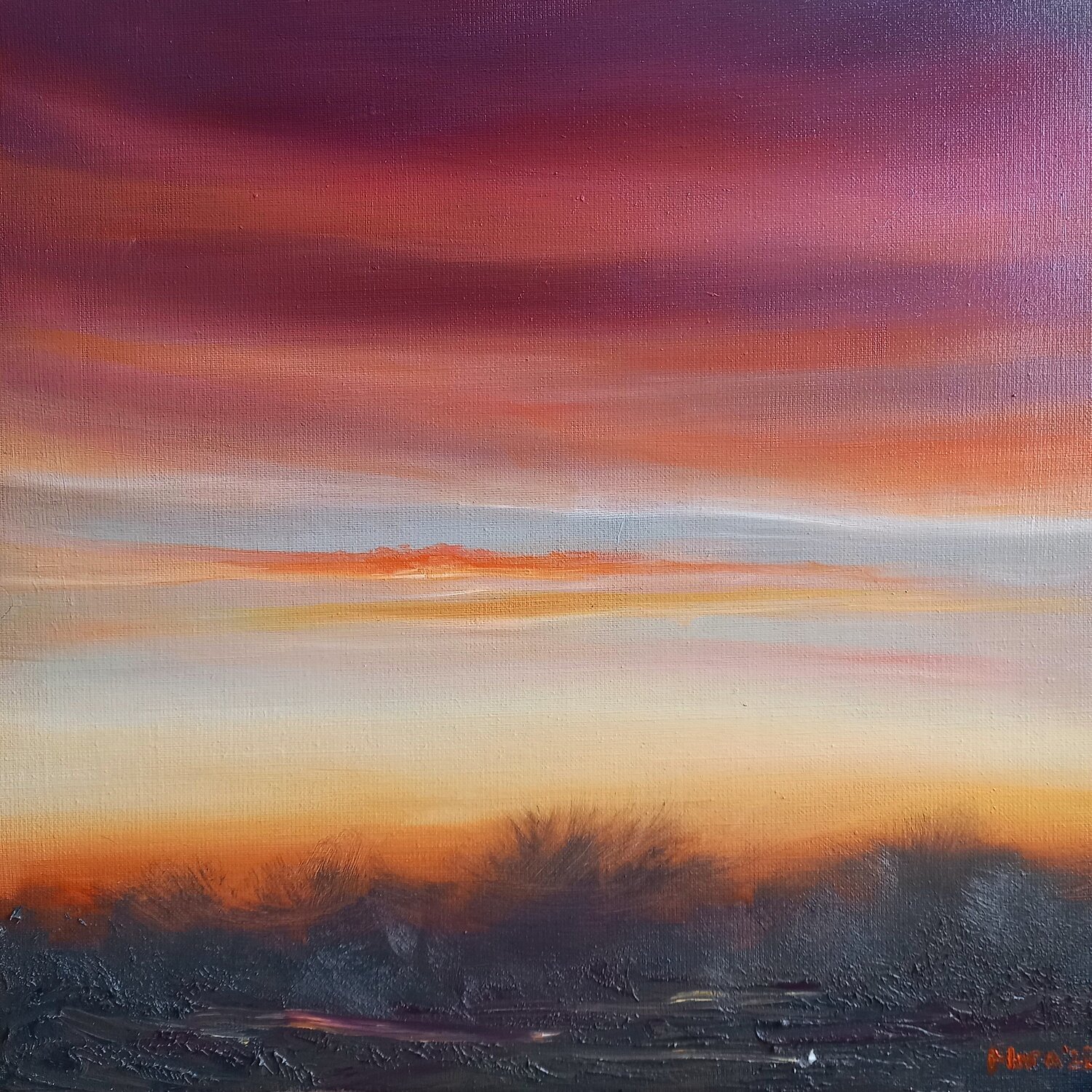 Push the Sky Away Marija Stefanovic Original painting for sale