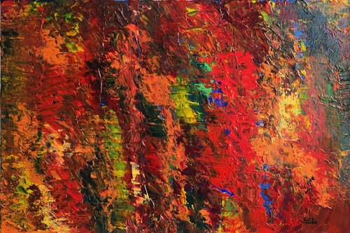 Joyful autumn by Ghada A., Painting for Sale on Select