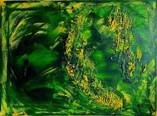 Blooming Fields by Ghada A., Painting for Sale on Select