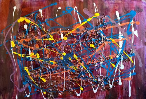 Bal masqué by Ghada A., Painting for Sale on Select