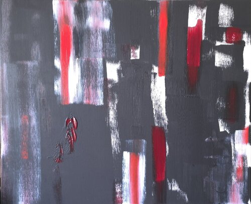 Where Shadows Break by Ghada A., Painting for Sale on Select