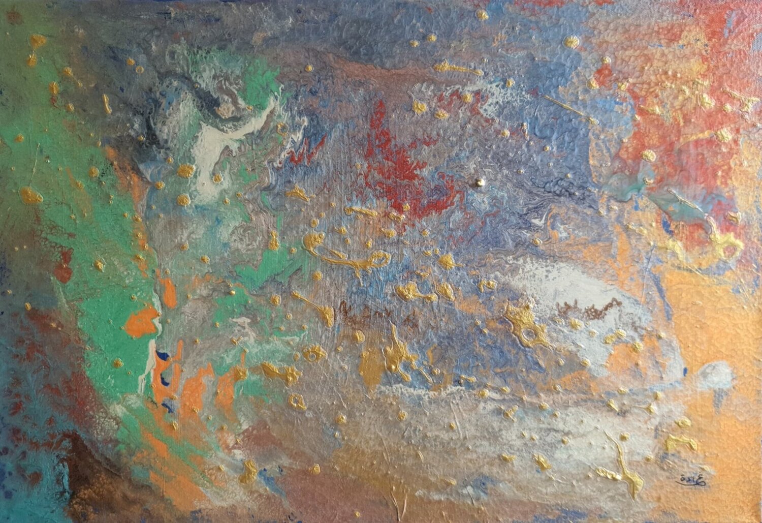 Colours of the Soul Ghada A. Original painting for sale