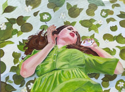 Volupte by Souad BRIZIN, Painting for Sale on Select