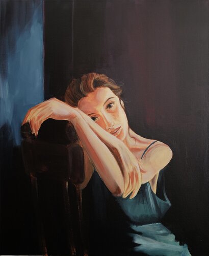 Zohra by Souad BRIZIN, Painting for Sale on Select