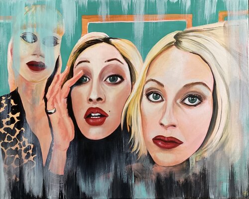 Faces by Souad BRIZIN, Painting for Sale on Select