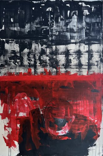 Désordre #1 by Souad BRIZIN, Painting for Sale on Select