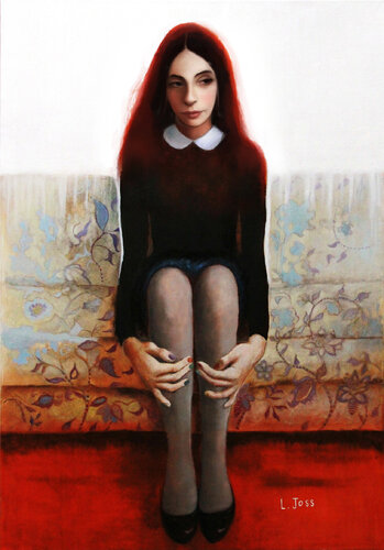 L'Attente by L. Joss, Painting for Sale on Select