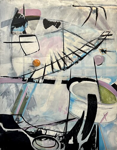Climb the Ladder by Kathe Madrigal, Painting for Sale on Select