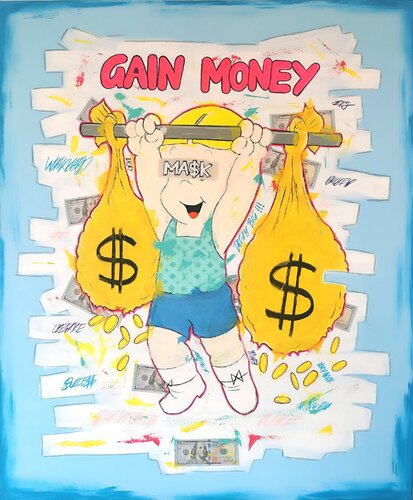 Gain Money | Richie Rich by Ma$k V., Painting for Sale on Select