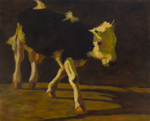 The Calf by Robert Nizamov, Painting for Sale on Select