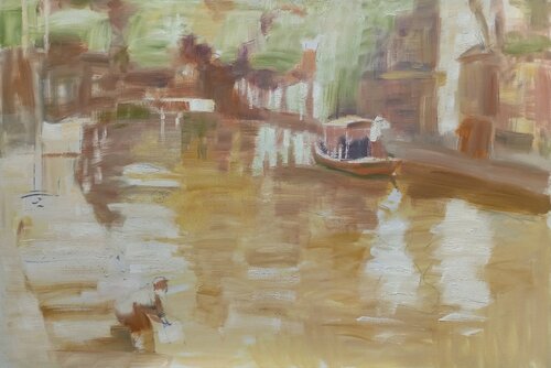 Shanghai Village by Robert Nizamov, Painting for Sale on Select