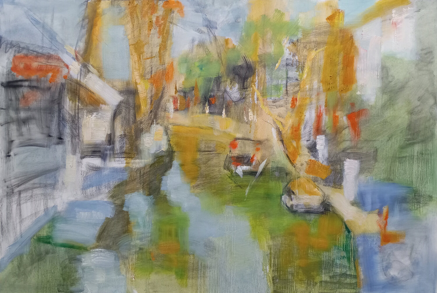 The Old Shanghai Robert Nizamov Original painting for sale