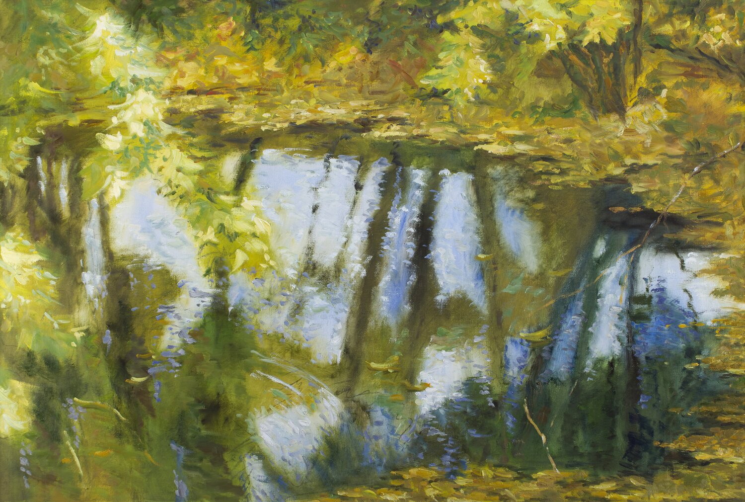 Pond Robert Nizamov Original painting for sale