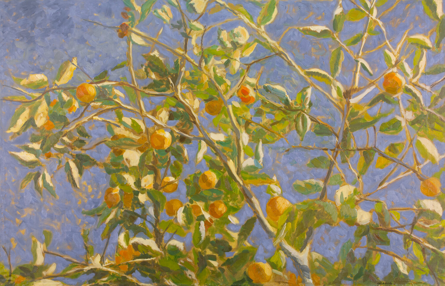 Persimmon Robert Nizamov Original painting for sale