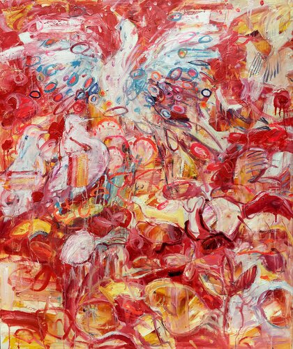 Alchemical Studies X (Exaltatio) by Stephen Linsteadt, Painting for Sale on Select