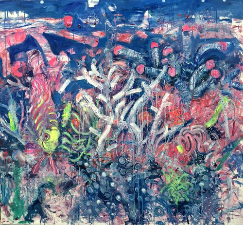 Medusa's Coral by Stephen Linsteadt, Painting for Sale on Select
