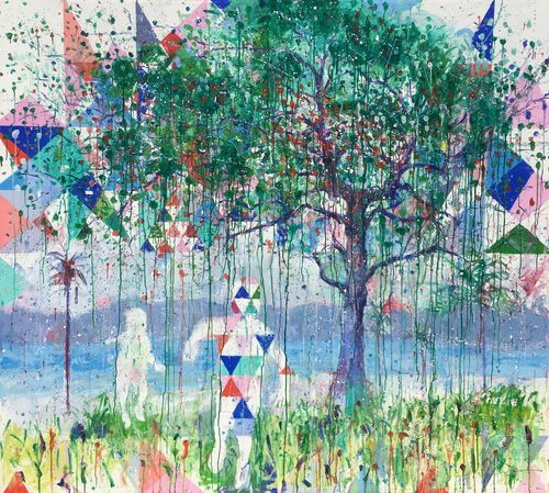Of Sky and Earth #42 by Stephen Linsteadt, Painting for Sale on Select