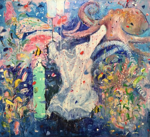 Tipping Point by Stephen Linsteadt, Painting for Sale on Select