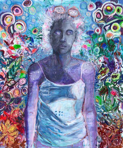 Cognitive Bloom by Stephen Linsteadt, Painting for Sale on Select