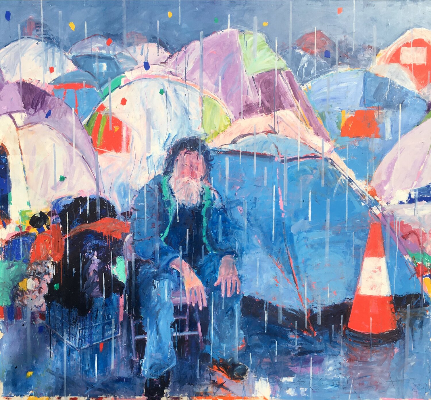 Untitled (2020) Stephen Linsteadt Original painting for sale