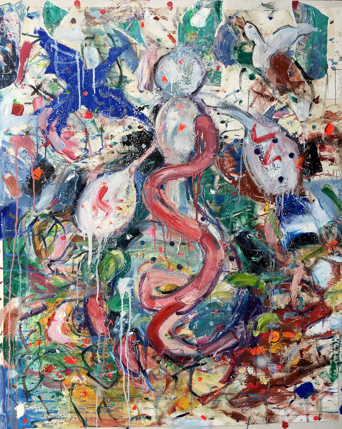 Alchemical Studies II Stephen Linsteadt Original painting for sale