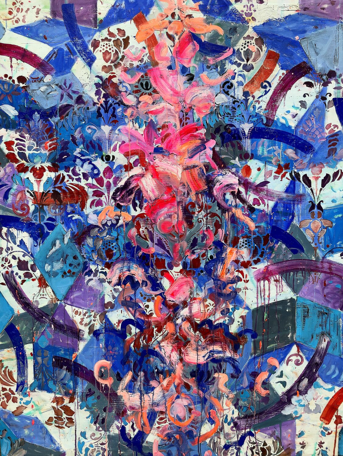 In Memory of Matter (Where is Father Now) Stephen Linsteadt Original painting for sale