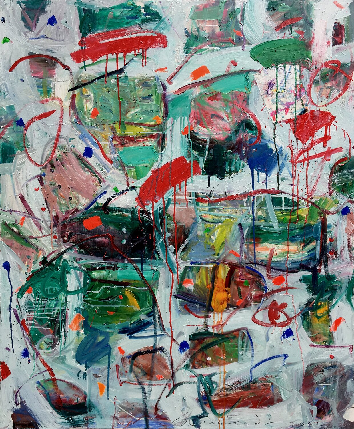 Through Clouds Stephen Linsteadt Original painting for sale