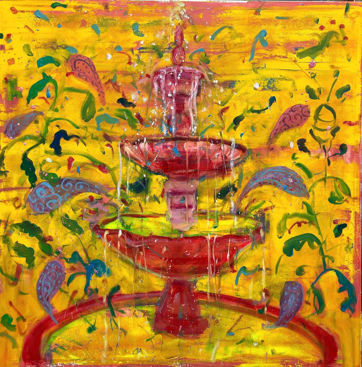 Basins No. 6 Stephen Linsteadt Original painting for sale