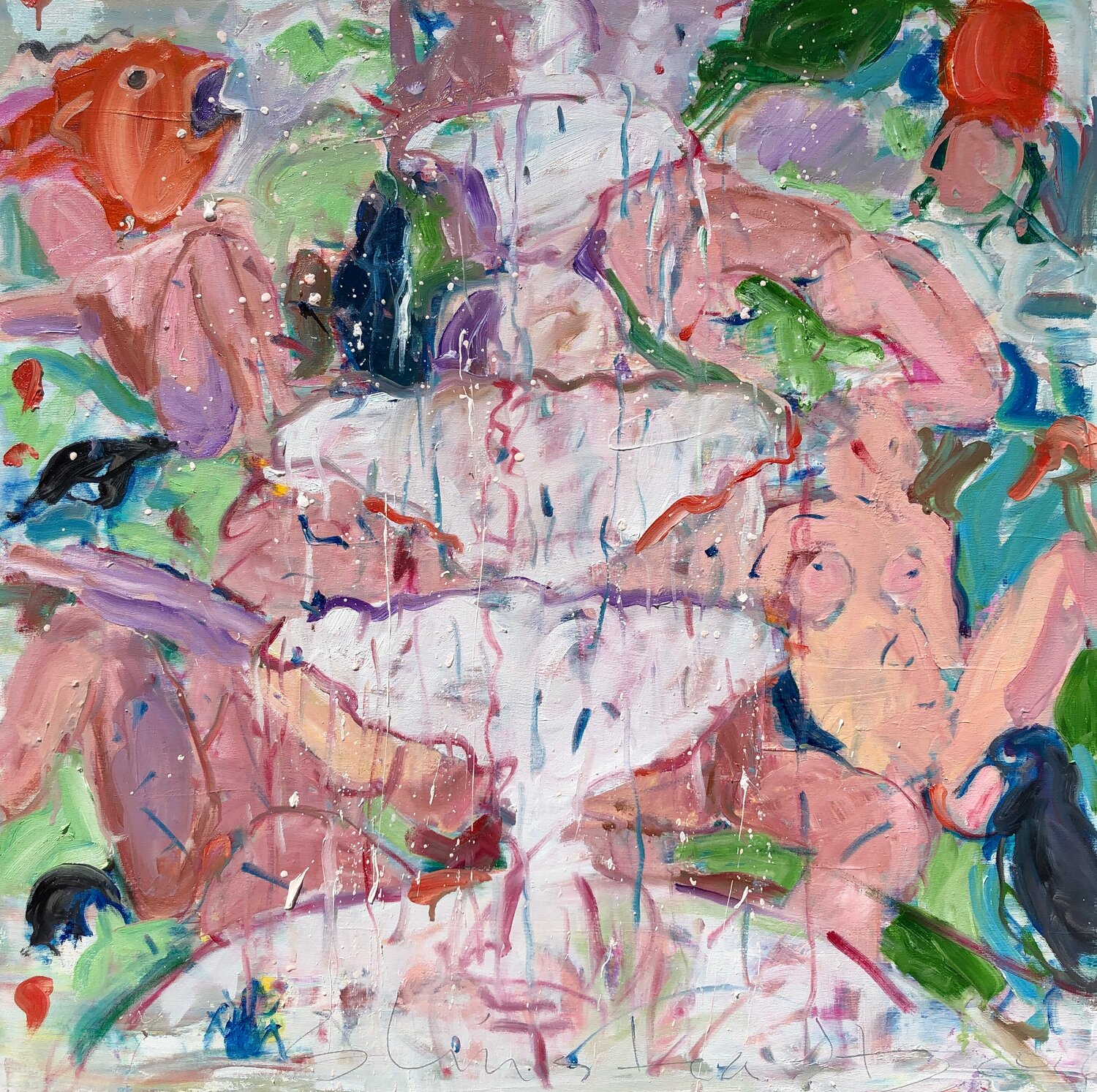 Basins No. 12 Stephen Linsteadt Original painting for sale