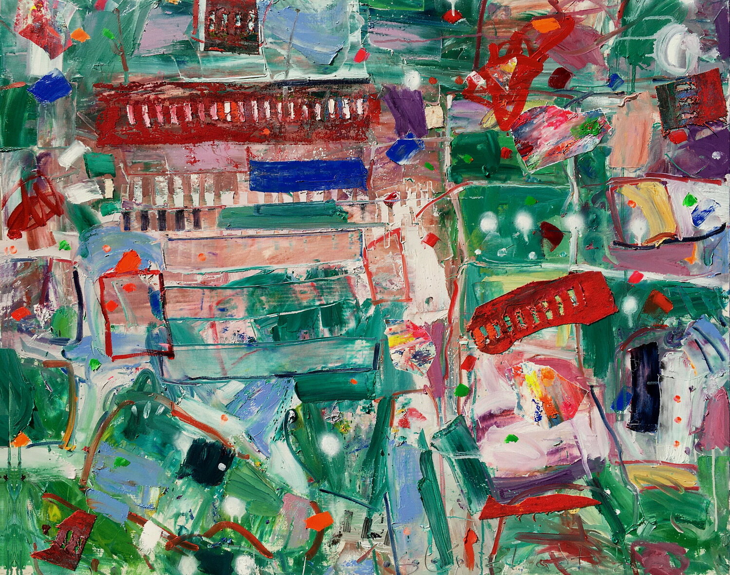 Untitled (Ukraine) Stephen Linsteadt Original painting for sale