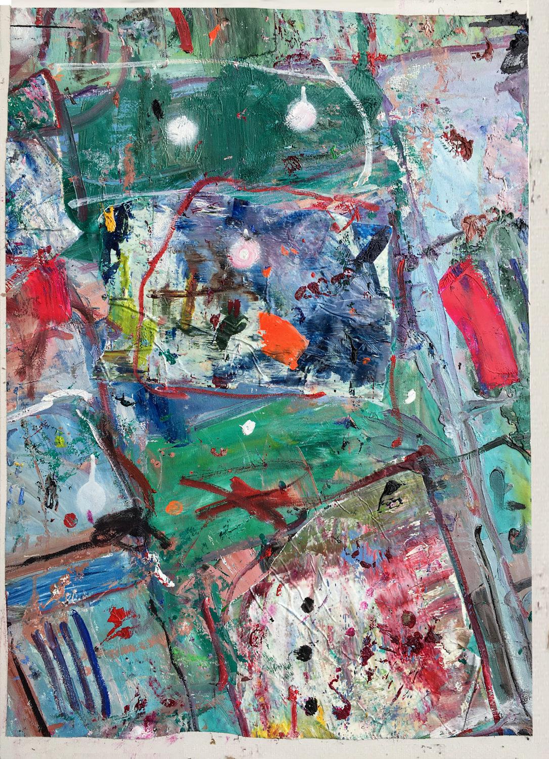 Fragment 6 Stephen Linsteadt Original painting for sale