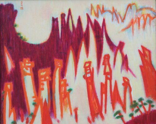 Mt. Kumgang - Manmulsang by Youn Sung Park, Painting for Sale on Select