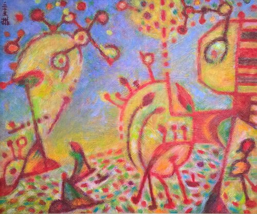 Sky and Land(2025) by Youn Sung Park, Painting for Sale on Select