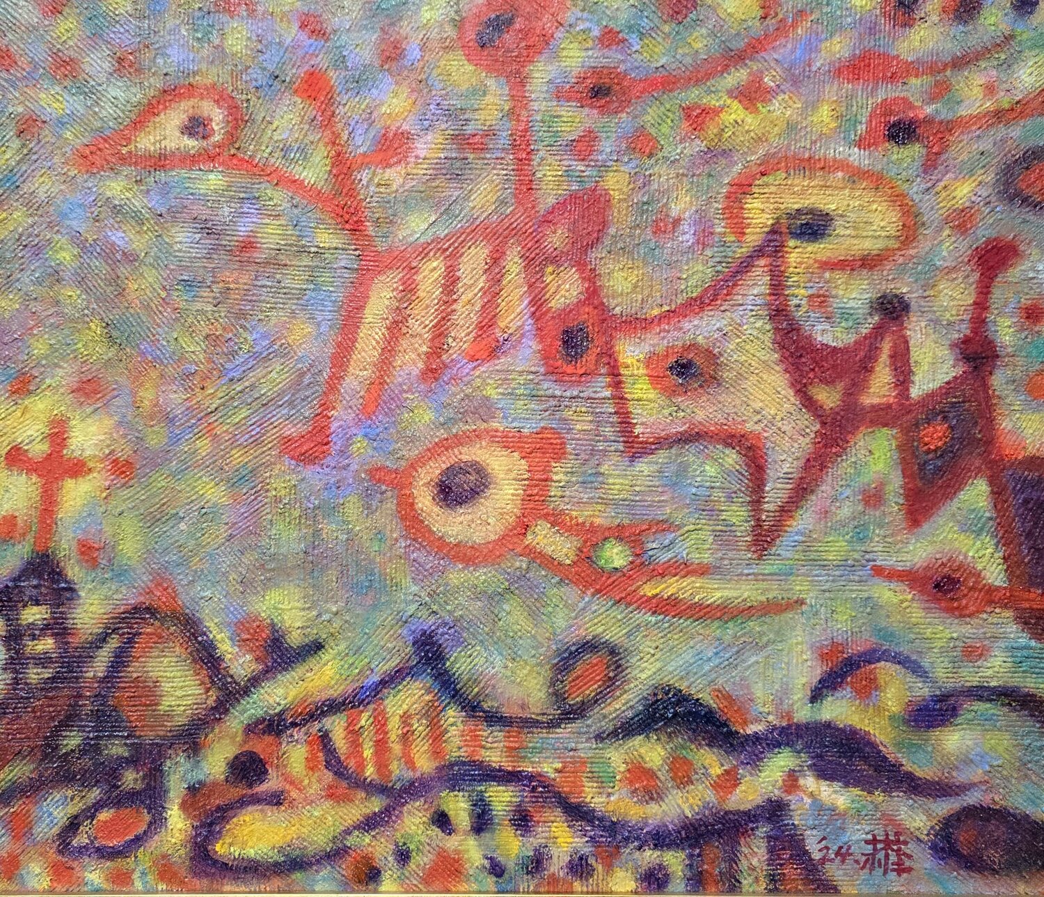 Sky and Land(2024) Youn Sung Park Original painting for sale