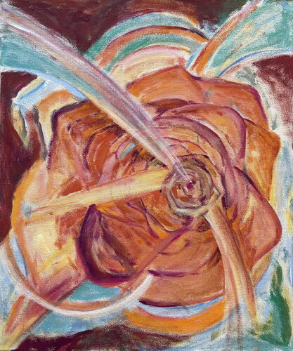 Homage an Robert Delaunay by Tan-ja Graf, Painting for Sale on Select