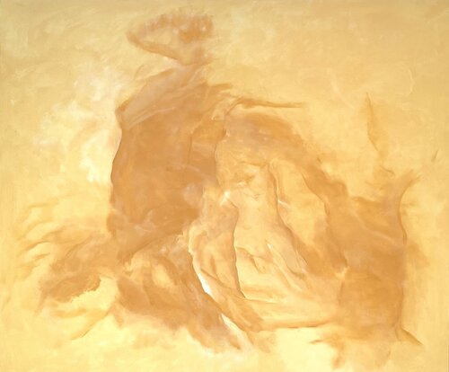 Gold tanzend by Tan-ja Graf, Painting for Sale on Select